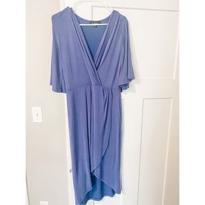 NEW Lulus Blue High Low Dress with Tags